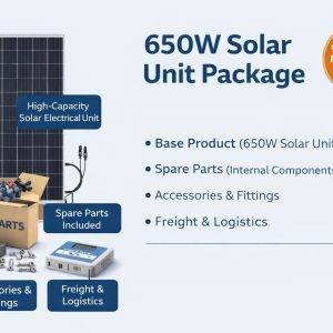 Heavy Duty – Break Resistant, LR8 66HVD  650M INDUSTRIAL SOLAR MODULE Bundle